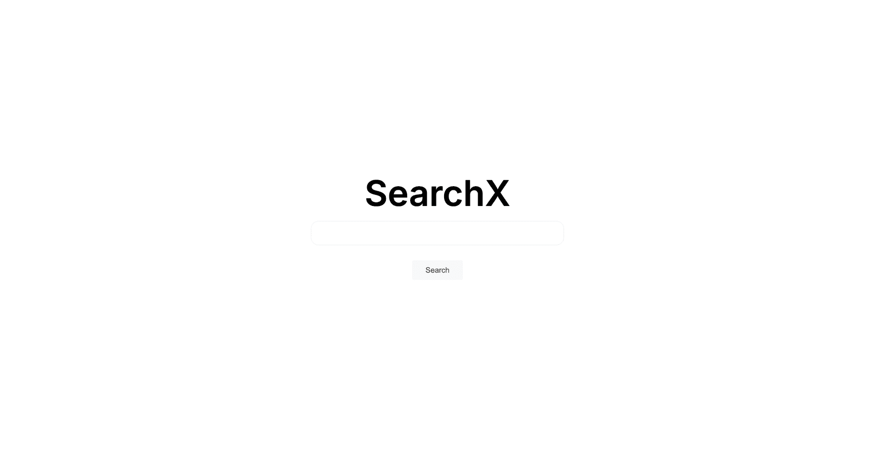 An image of the Search-x app project.